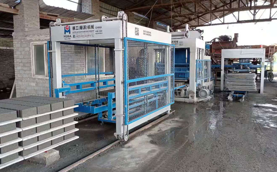  HGMA Máquina de fabricación de ladrillos de residuos de construcción puesta en funcionamiento en Shiyan HUBEI 